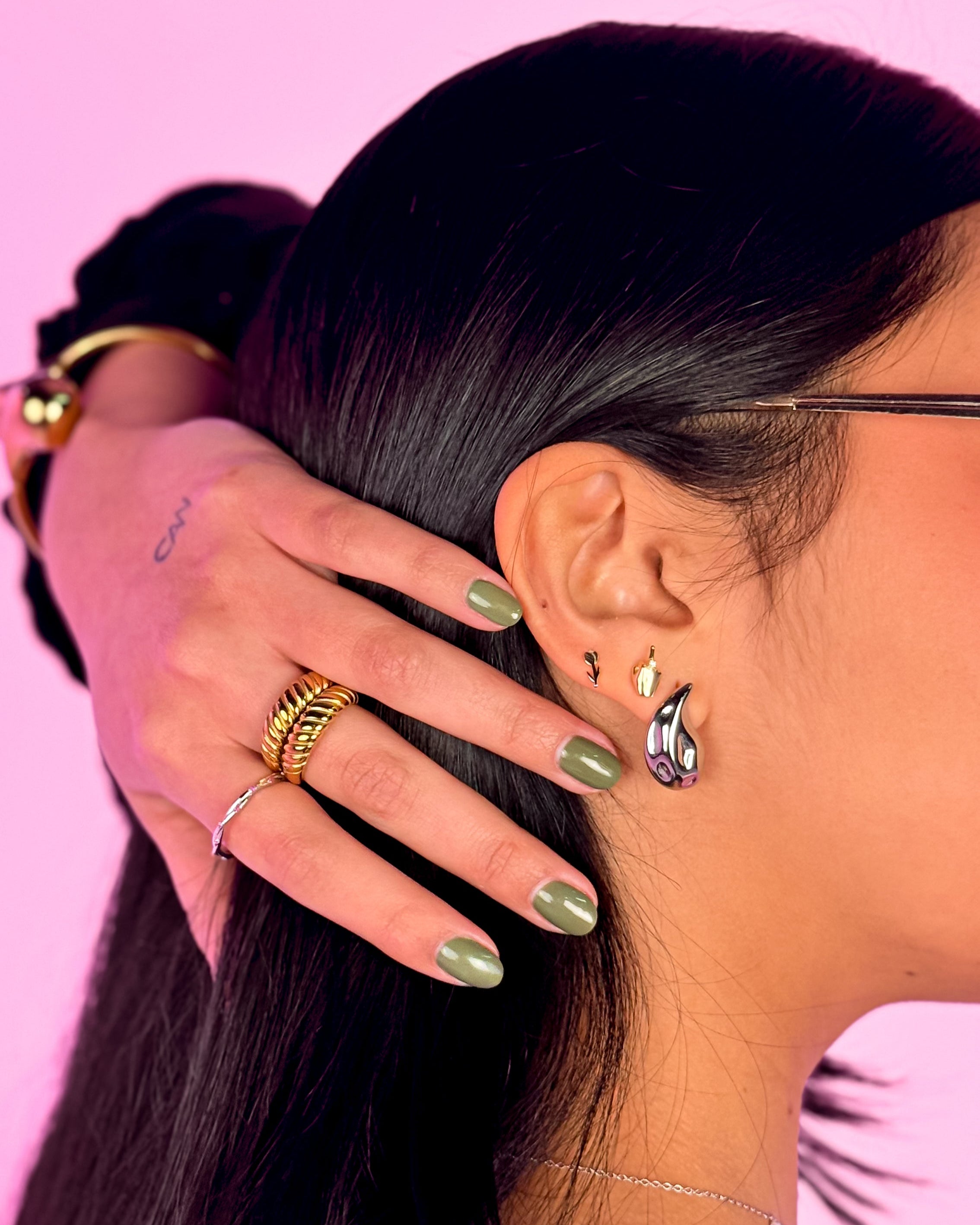 Pendientes Smash Silver