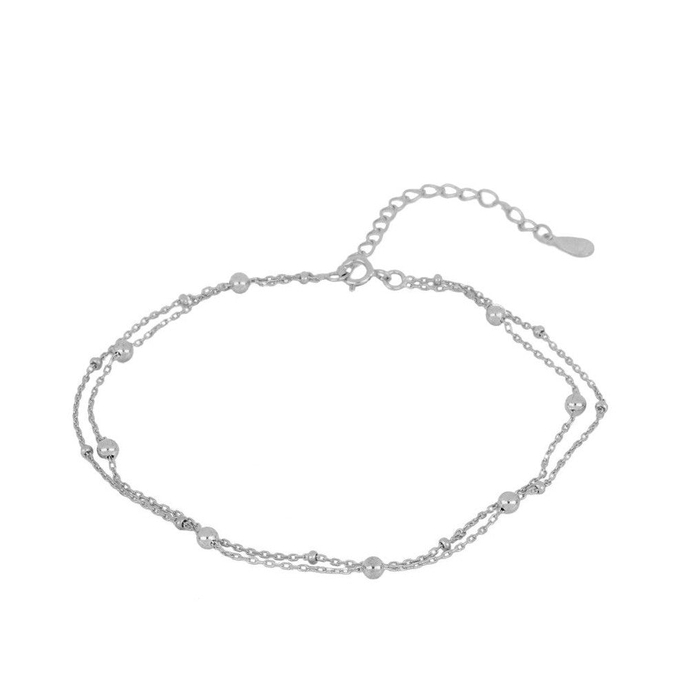 Tobillera Gemina Silver