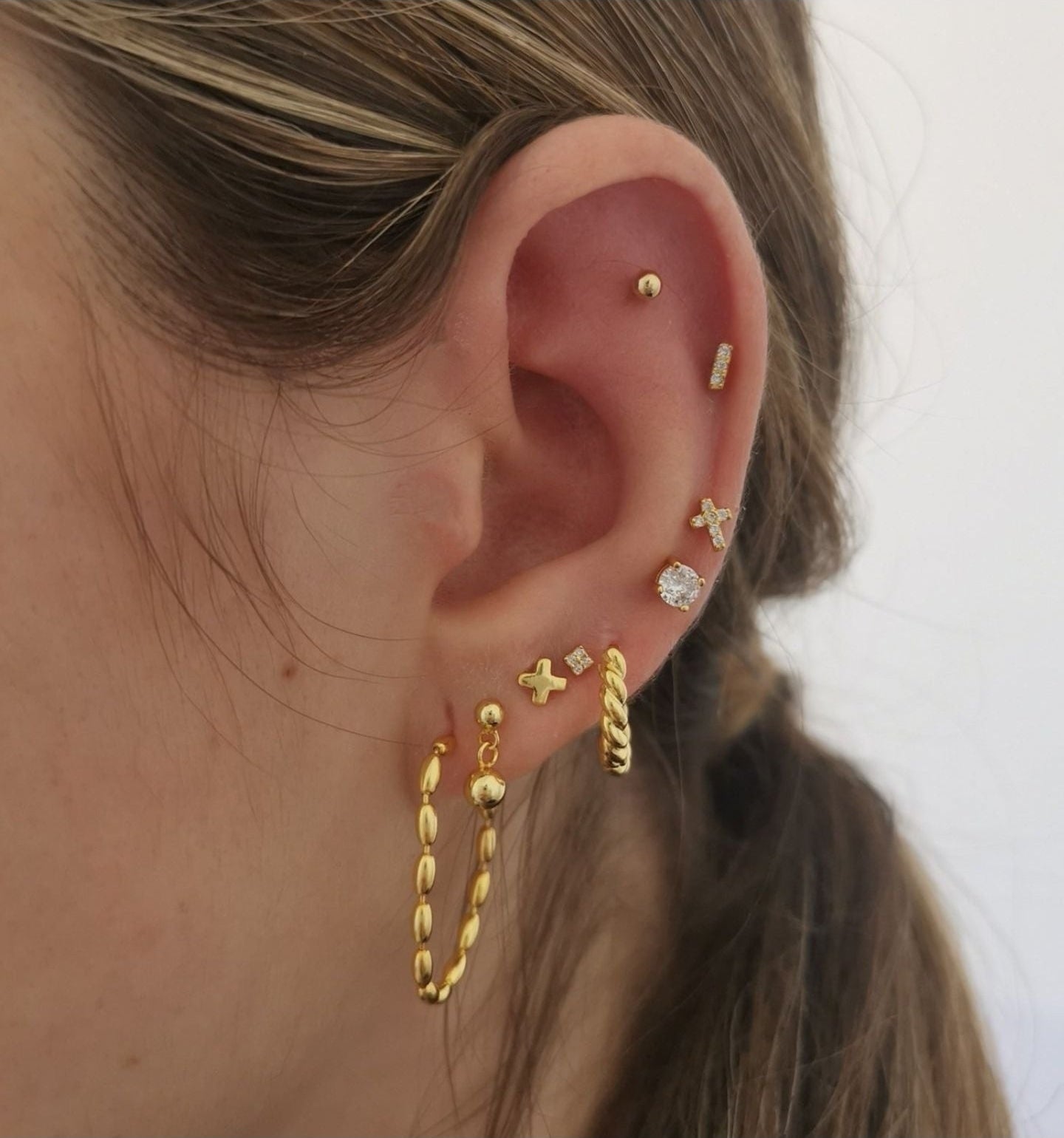 Piercing Saud Silber