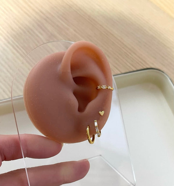 Pendientes Mini Heart Gold