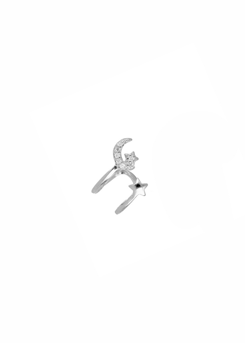 Earcuff Cosmo Silver