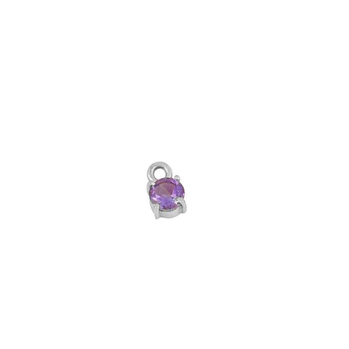 Charm Liss Pink  Silver