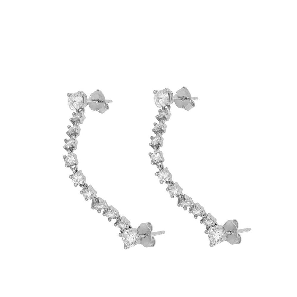 Flora Silver Earrings