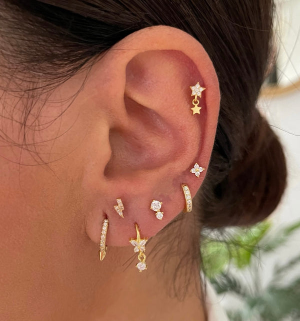 Pendientes Mini Love Silver
