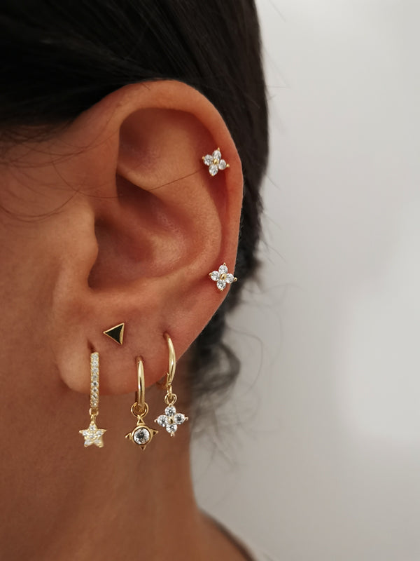 Pendientes Nala Silver