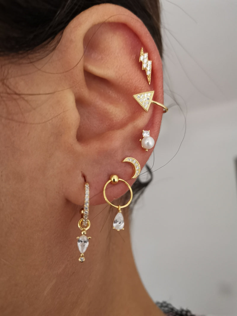 Pendientes Circus Silver