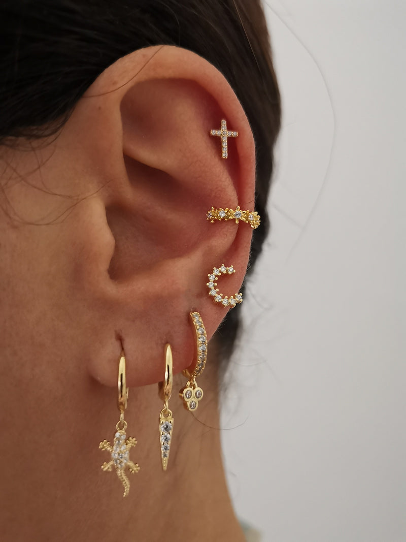 Pendientes Cathie Silver