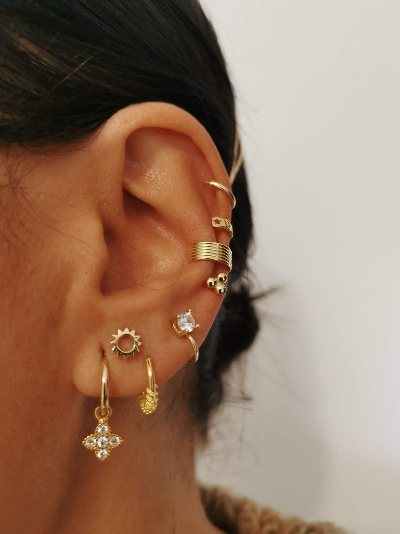 Pendientes Diamond Julia Silver