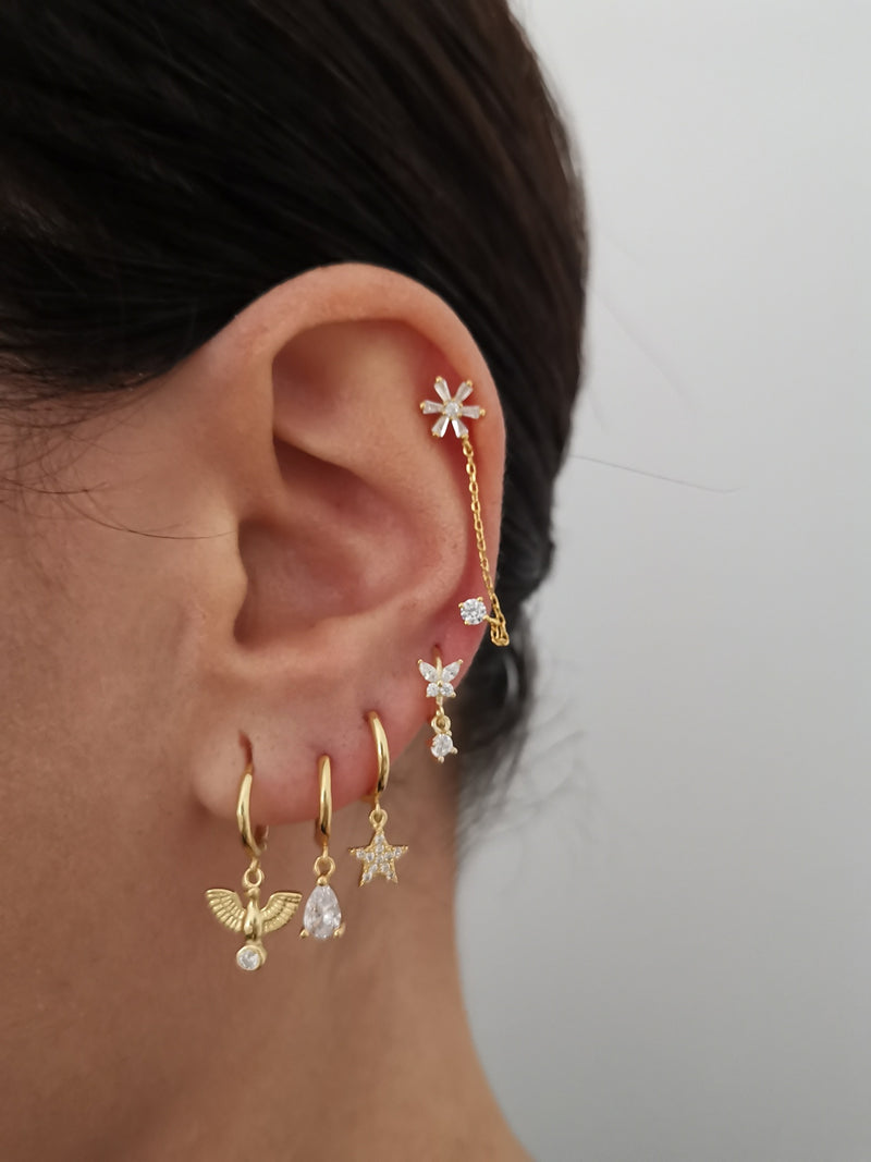 Pendientes Naroa Silver