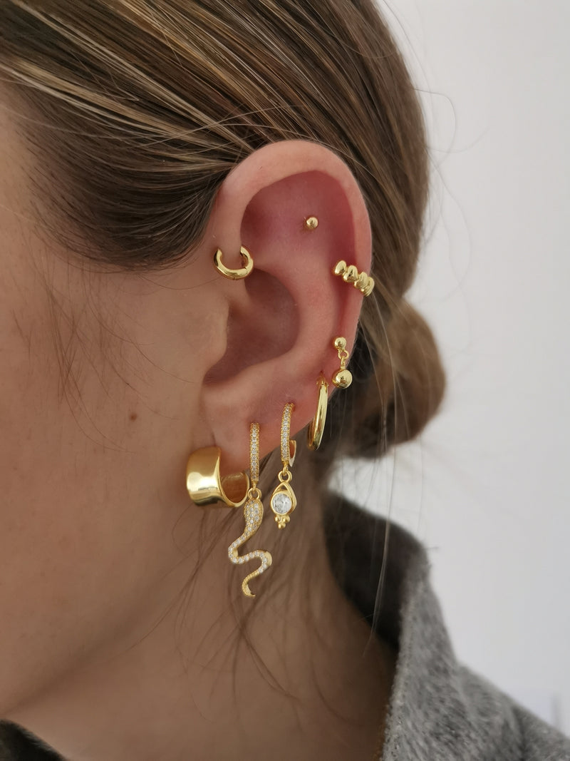 Pendientes Caliope Silver