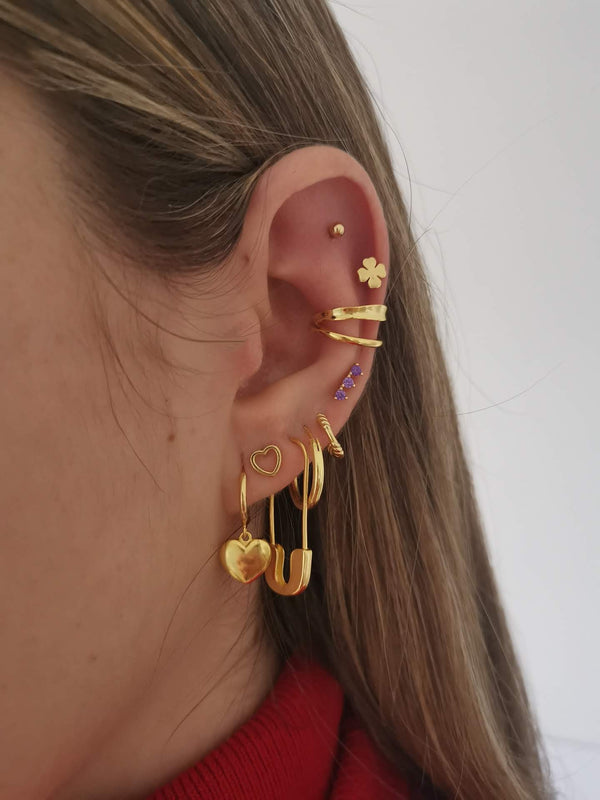 Earcuff Melania Silver