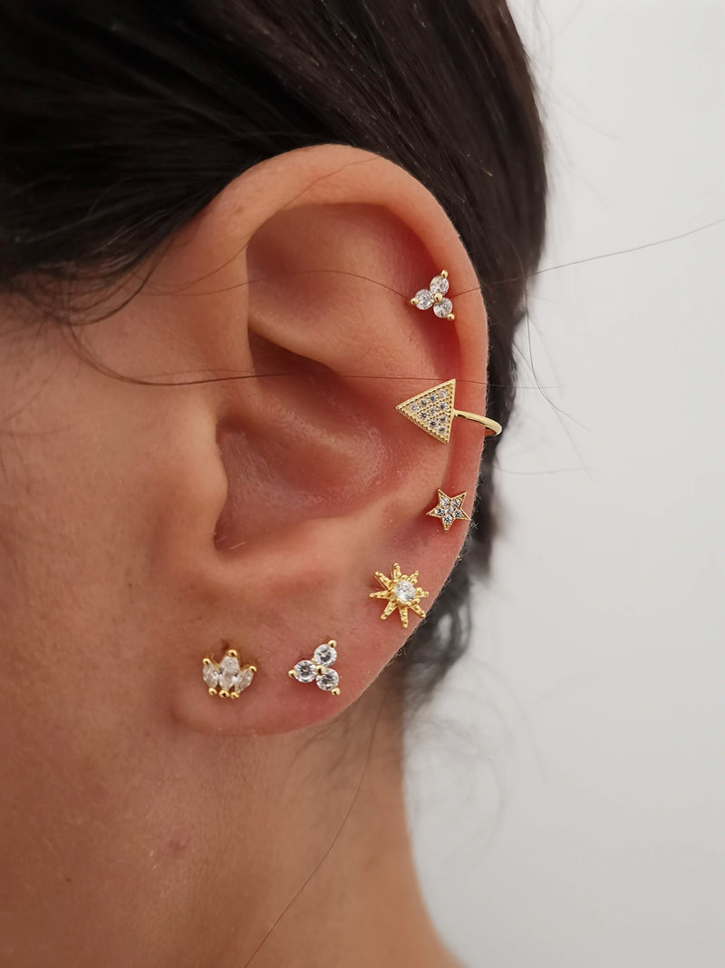 Pendientes Lulu Gold