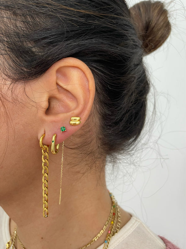 Pendientes Duali  Silver