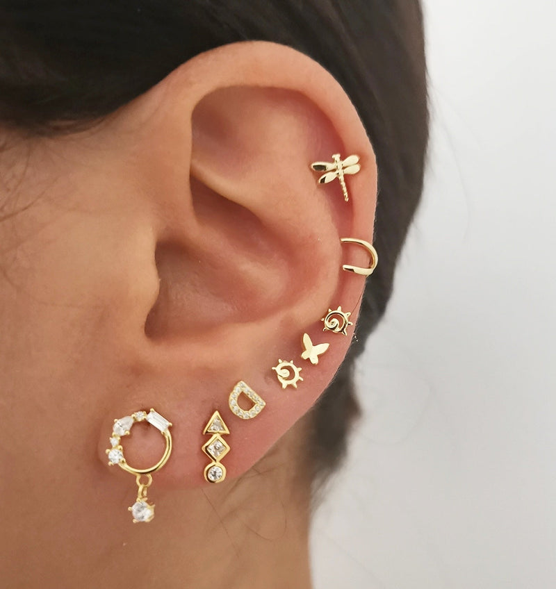 Pendientes Princess Gold