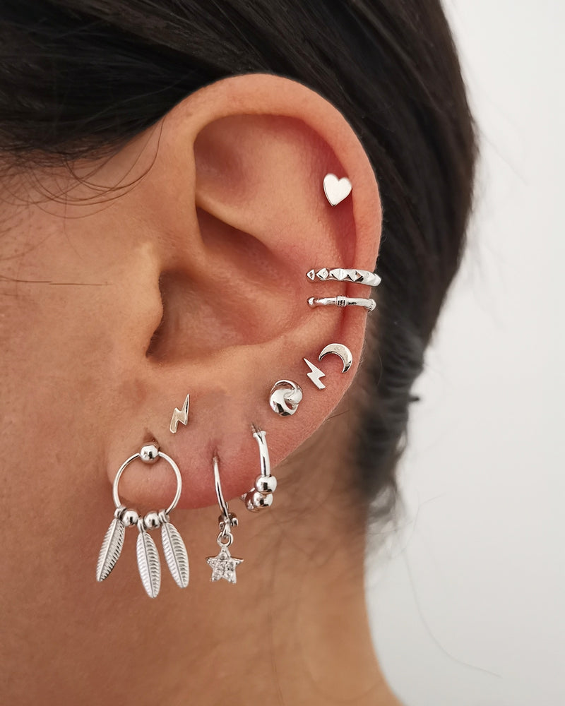 Pendientes Indian Silver