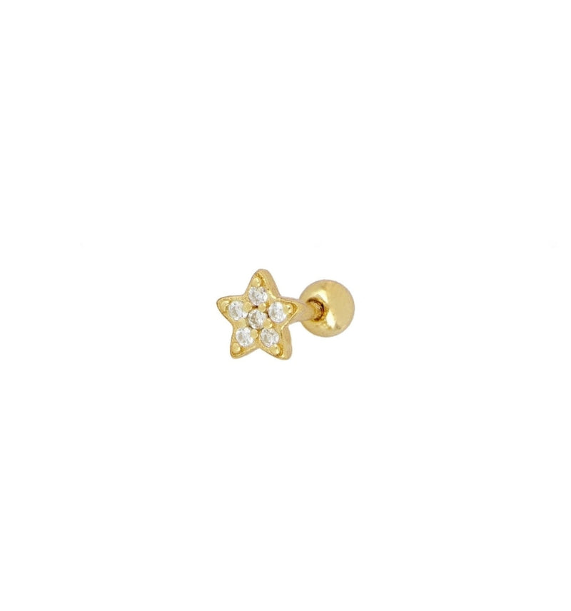 Piercing Shine Star Gold