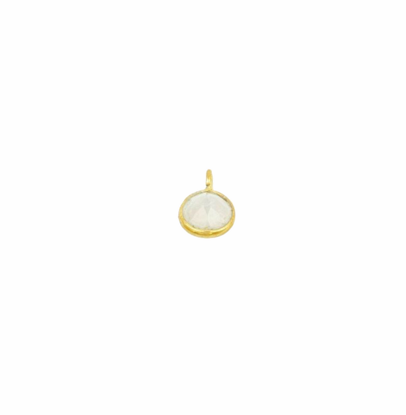 Charm Stone Violet Gold