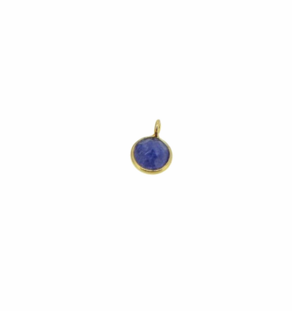 Charm Stone Blue Gold