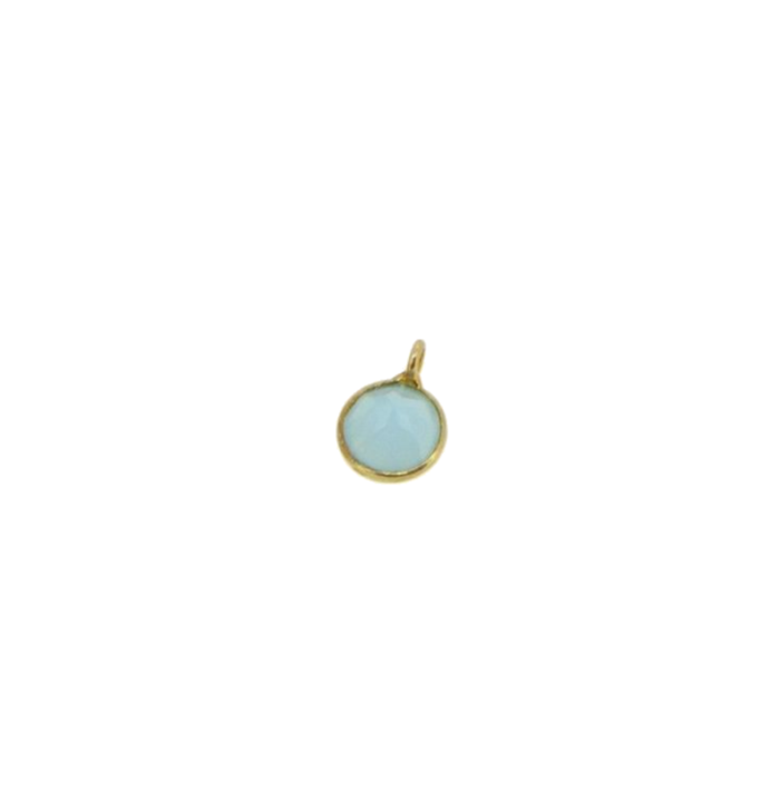 Charm Stone Violet Gold