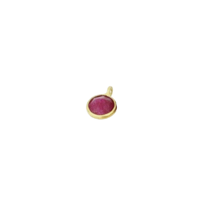 Charm Stone Violet Gold
