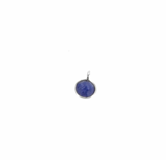 Charm Stone Violet Silver