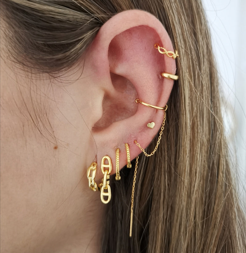 Earcuff Zenda Silver