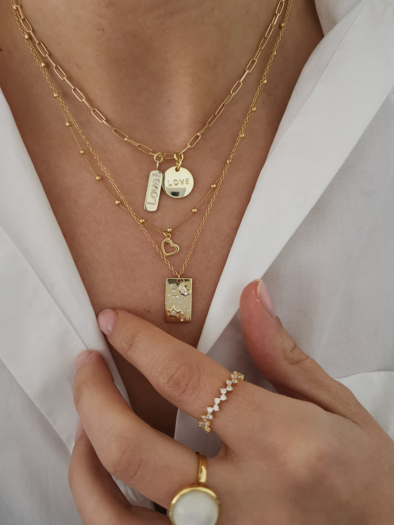Collar Nima Love Gold