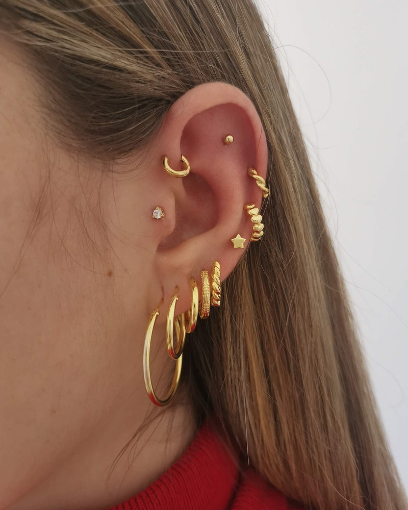 Pendientes Aros Neux Silver