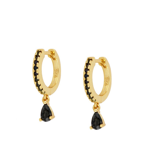 Pendientes Naset Black Gold