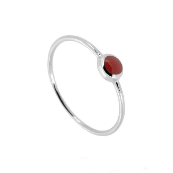 Anillo Creus Red Silver