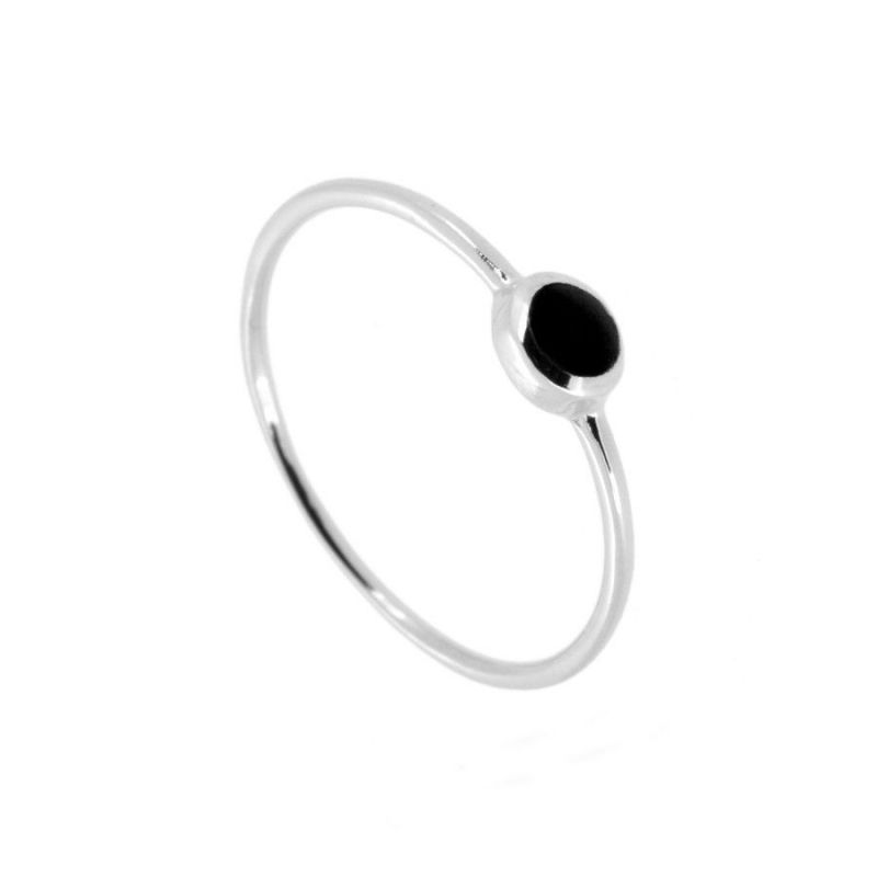 Anillo Creus Black Silver