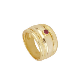 Anillo Élite Fucsia Gold