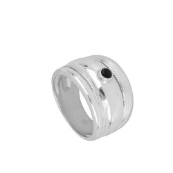 Anillo Élite Black Silver