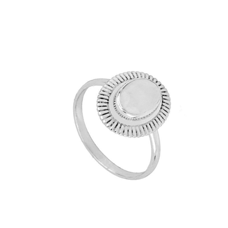 Anillo Bari White Silver