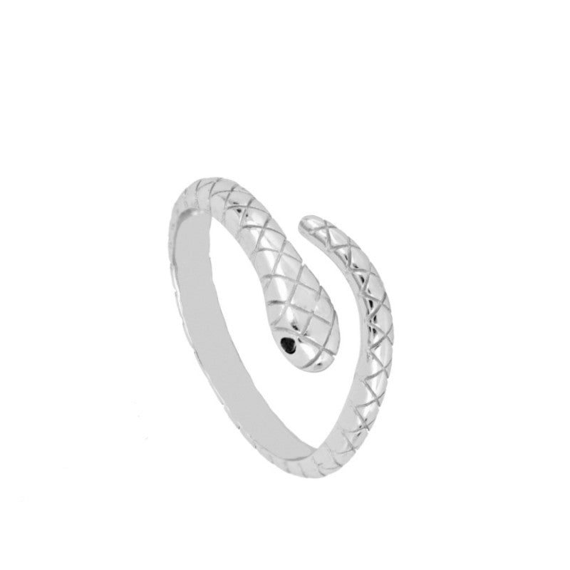 Anillo Snake Luxe Silver