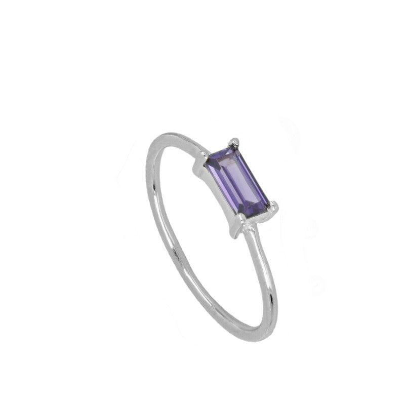 Anillo Úrsula Lila Silver