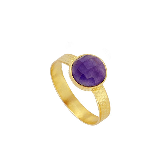 Anillo Julie Violet Gold