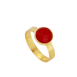 Anillo Julie Red Gold