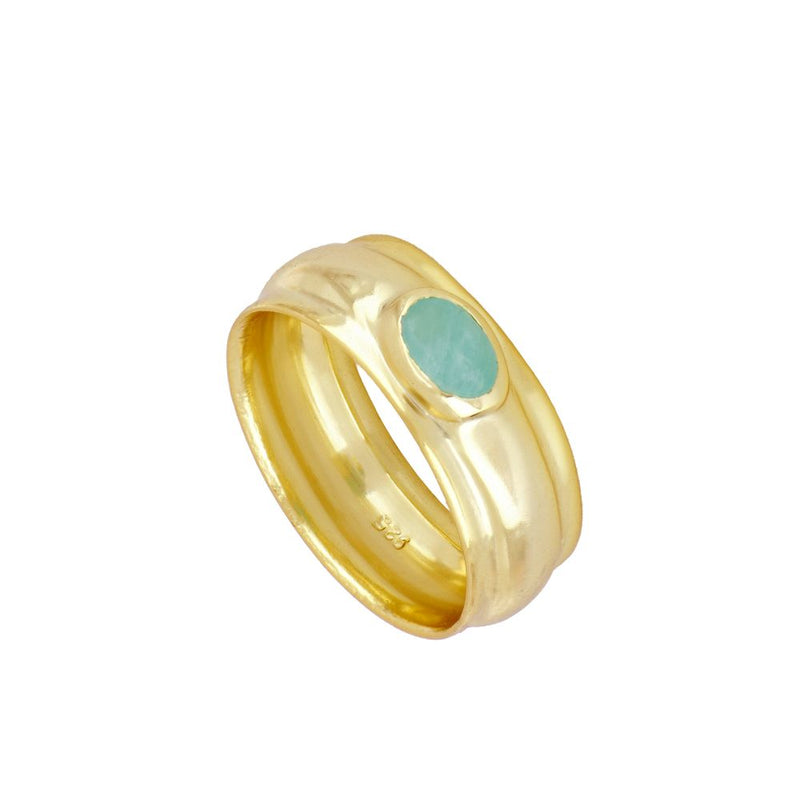 Anillo Halia Blue Gold
