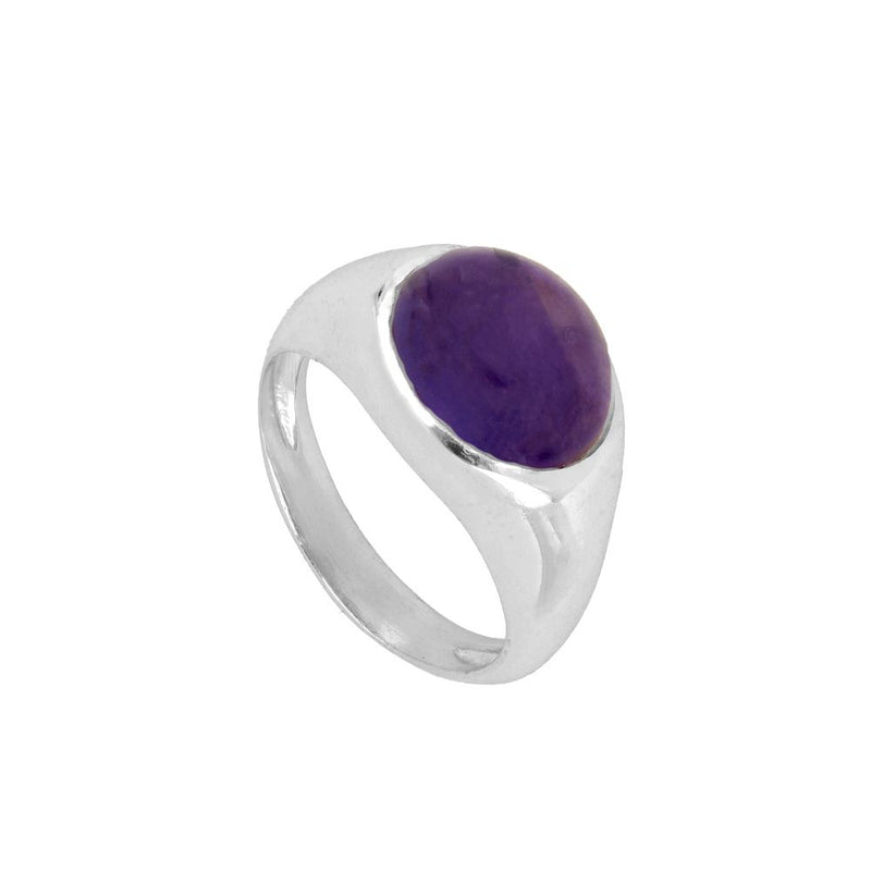 Anillo Ivy Violet Silver