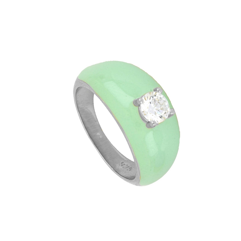 Anillo Capri Mint Silver