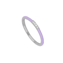 Anillo Ibiza Violet Silver