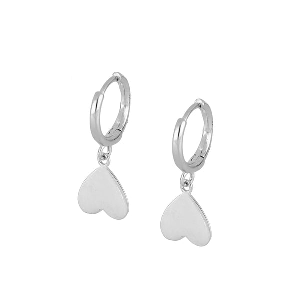 Pendientes Heart Silver