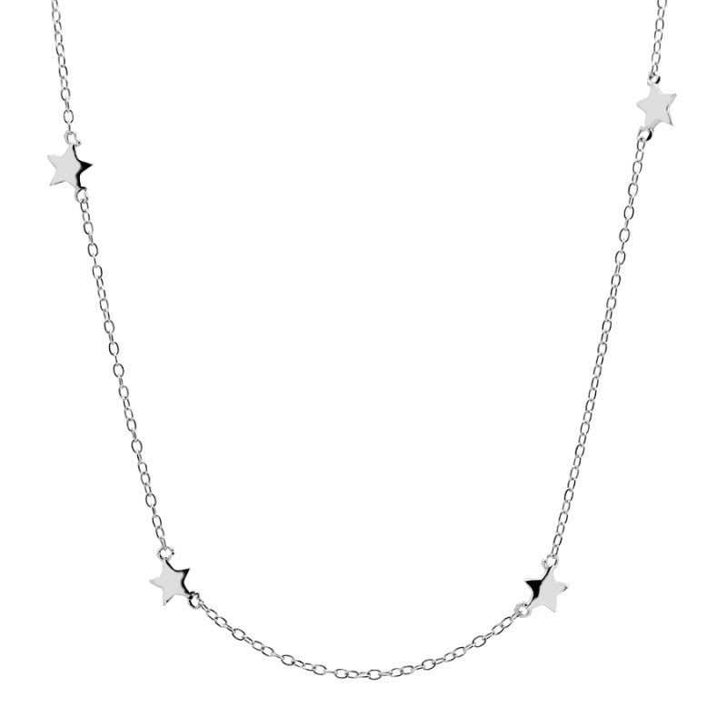 Collar Multi Star Silver