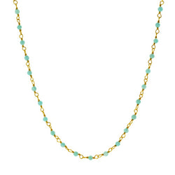 Collar Amazonita Gold