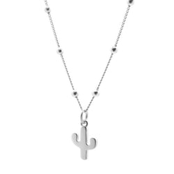 Collar Cactus Silver