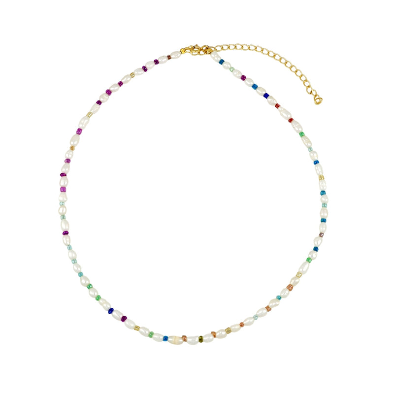 Collar Pearl Color Gold