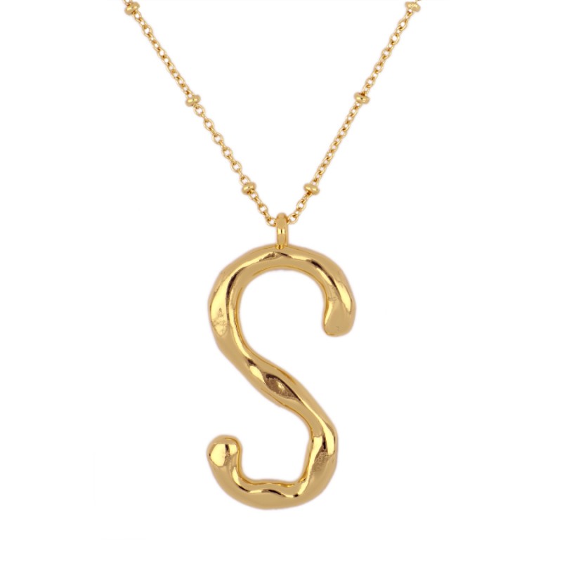 Collar Letra Big Gold