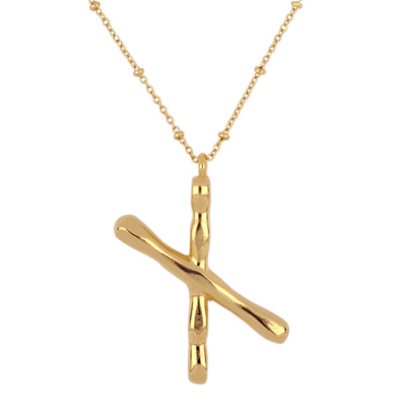 Collar Letra Big Gold