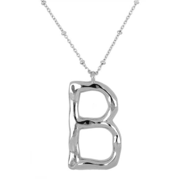 Collar Letra Big Silver
